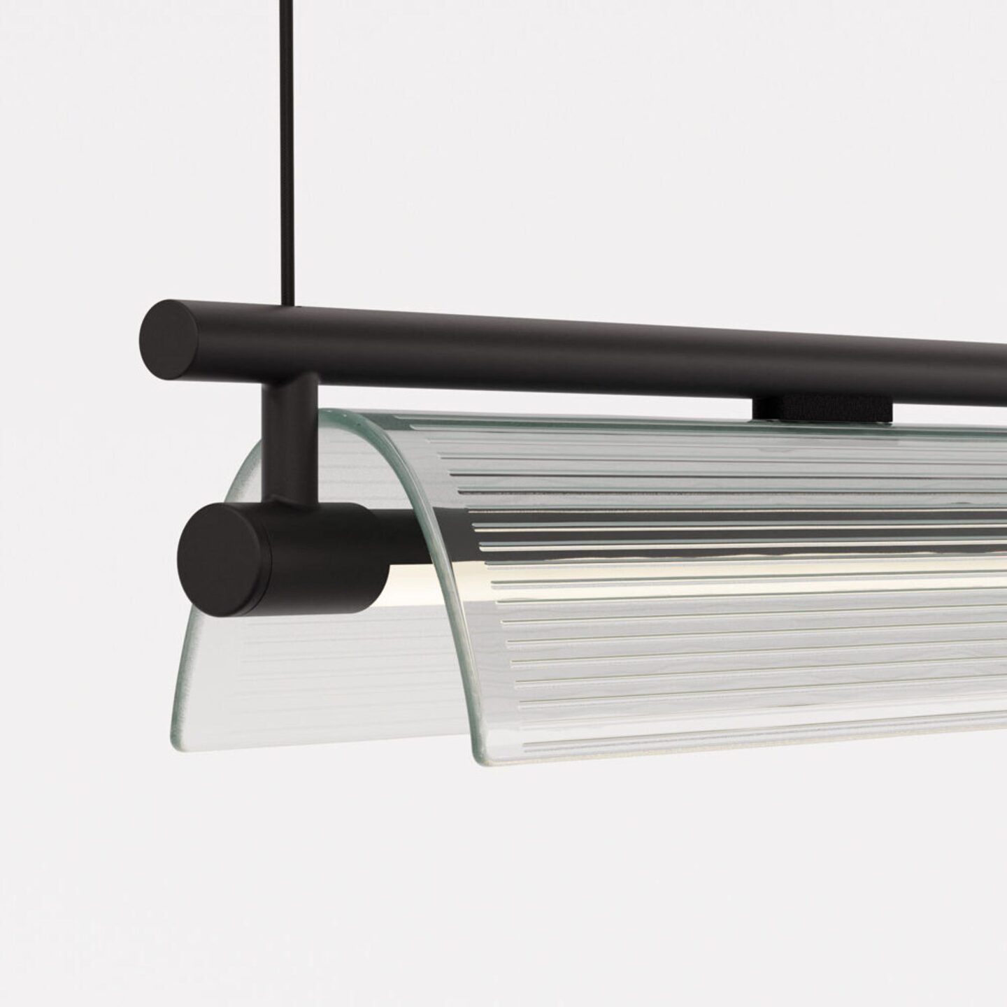 Torii Linear 222 Ribbed Clear & Black Ace